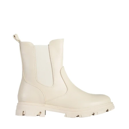 Cizme dama bej din piele ecologica Vashti