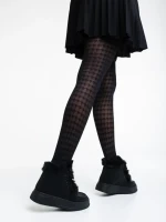 Ghete dama negre din piele ecologica Kizzie