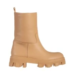 Cizme dama camel din piele ecologica Yamari