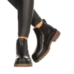 Ghete dama Carty negre cu maro