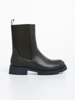 Cizme dama verzi din piele ecologica Cathryn