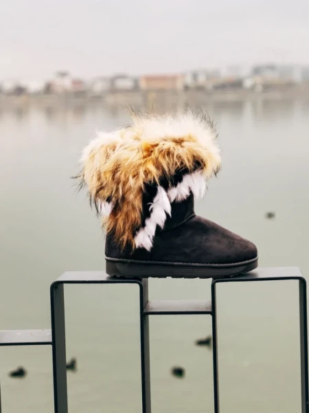 Cizme dama Lasena gri