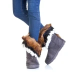 Cizme dama Lasena gri