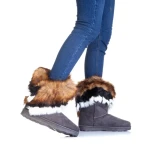 Cizme dama Lasena gri