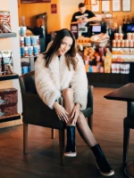 Cizme dama negre din piele ecologica Chichi