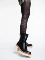 Cizme dama negre din piele ecologica Chichi