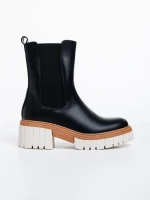 Cizme dama negre din piele ecologica Chichi