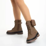 Ghete dama maro din piele ecologica Vanissa