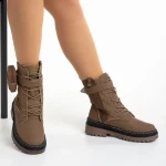 Ghete dama maro din piele ecologica Vanissa