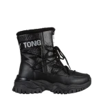 Cizme dama negre din piele ecologica Valera