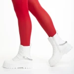 Cizme dama Resca albe