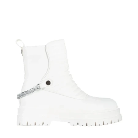 Cizme dama Resca albe