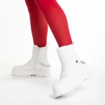 Cizme dama Resca albe