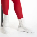 Cizme dama Resca albe