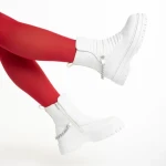 Cizme dama Resca albe