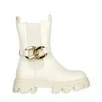 Cizme dama Lemika albe