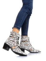 Botine dama Sarny albe