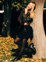 Ghete dama negre din piele ecologica Lucara