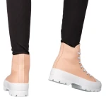 Tenisi dama roz din material textil Roses