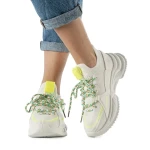 Pantofi sport dama Hetty albi