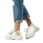 Pantofi sport dama Hetty albi