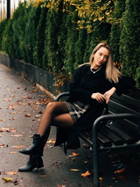 Cizme dama negre din piele ecologica Belinna