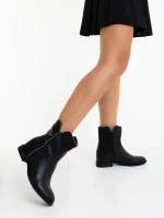 Cizme dama negre din piele ecologica Belinna