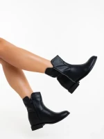 Cizme dama negre din piele ecologica Belinna