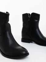 Cizme dama negre din piele ecologica Belinna
