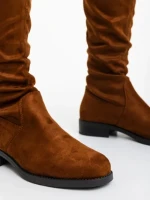 Cizme dama camel  din material textil Verria