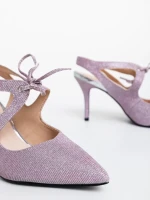 Pantofi dama mov din material textil Shaira