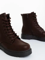 Ghete dama maro din piele ecologica Chara