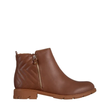 Botine dama maro din piele ecologica Gracelyn