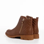 Botine dama maro din piele ecologica Gracelyn