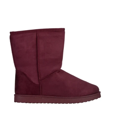 Cizme dama grena din material textil Daleyza