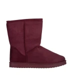 Cizme dama grena din material textil Daleyza