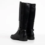 Cizme dama negre din piele ecologica Jerilyn