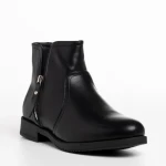 Cizme dama negre din piele ecologica Falecia
