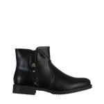 Cizme dama negre din piele ecologica Falecia