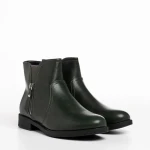 Cizme dama verzi din piele ecologica Falecia