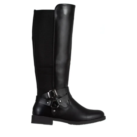 Cizme dama negre din piele ecologica Alaia