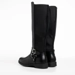 Cizme dama negre din piele ecologica Alaia