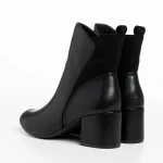 Botine dama negre din piele ecologica Arielle