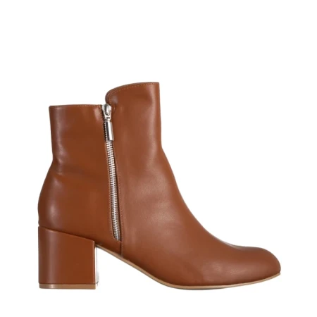 Botine dama maro din piele ecologica Everlee
