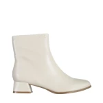 Botine dama bej din piele ecologica Ainsley