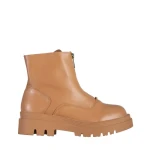 Botine dama camel  din piele ecologica Celestina