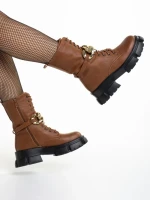 Ghete dama maro din piele ecologica Roiza