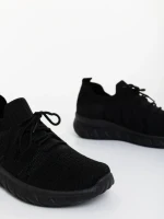 Pantofi sport barbati negri din material textil Andreo