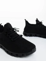 Pantofi sport barbati negri din material textil Astor