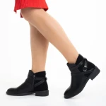 Botine dama negre din piele ecologica Darinda